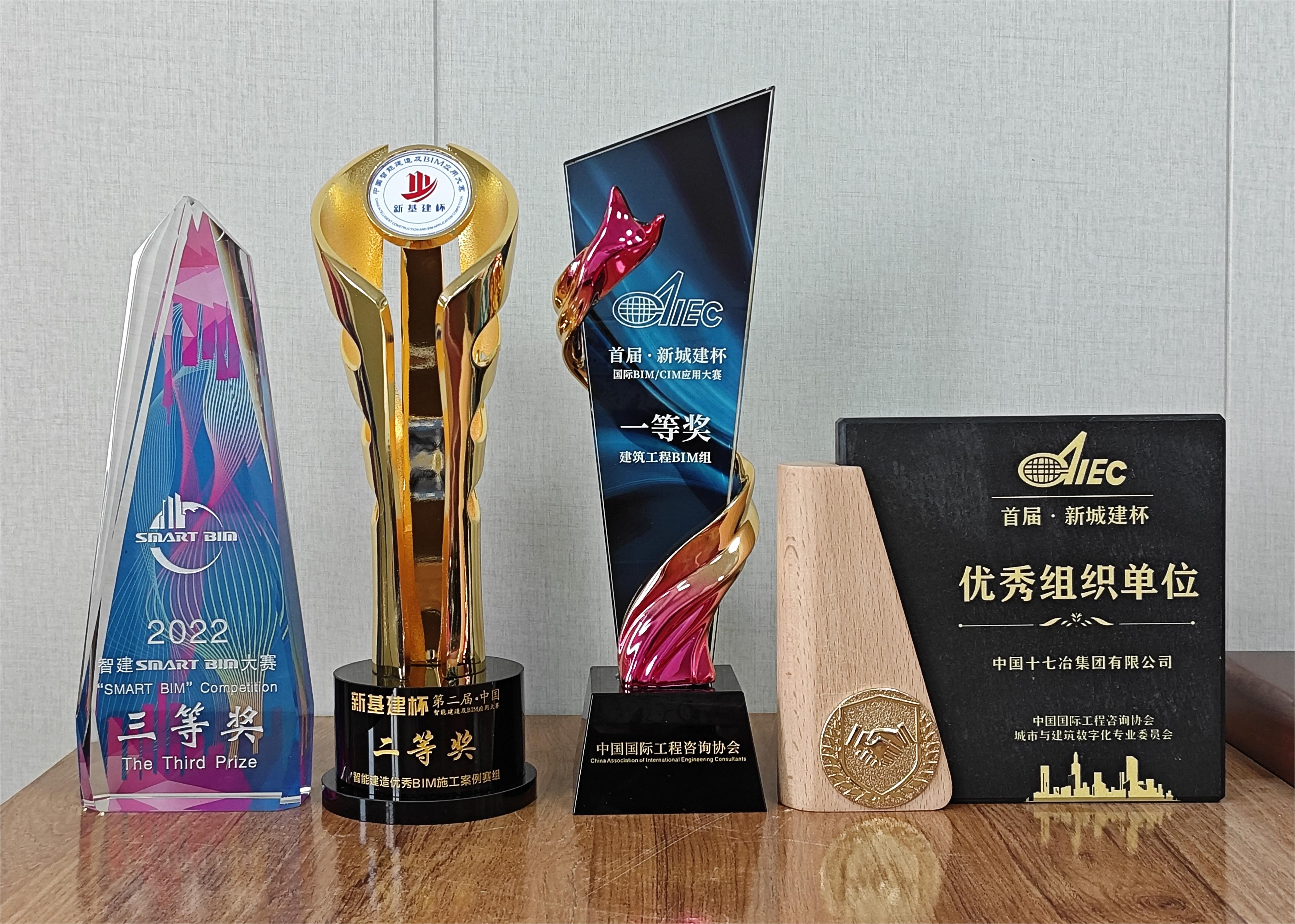 东营项目获奖奖杯